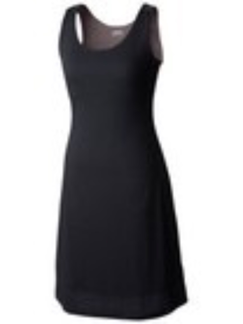 Columbia "See Thru You" Burnout Cotton Blend Tank Dress, Black, NWT, Size Small